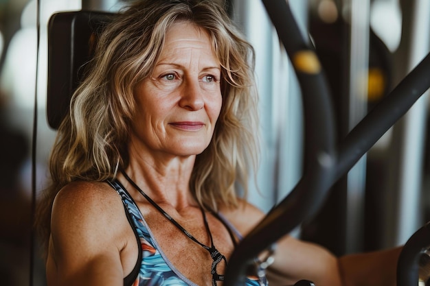 Une femme âgée en bonne santé Génère Ai