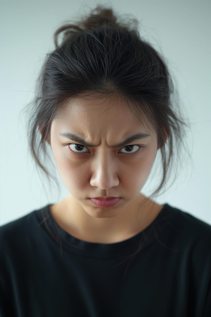 Une femme asiatique en colère a été filmée par une IA générative.