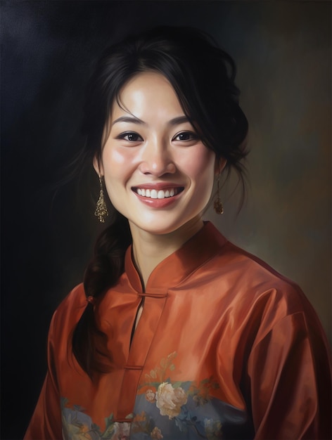 une femme asiatique