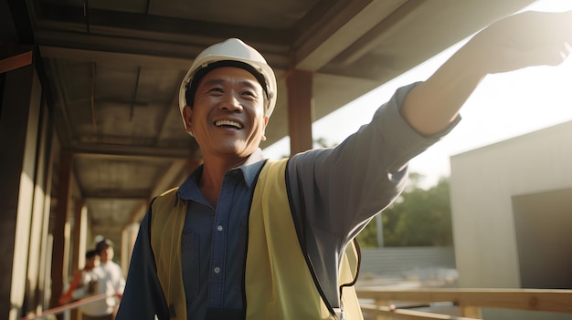 Femme d'Asie du Sud-Est Femme philippine Femme de la construction