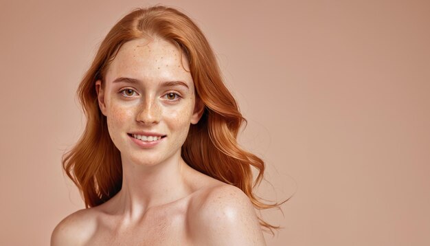 Une femme aux cheveux tachetés pose pour une photo.