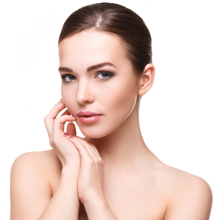 Photo femme avec beau visage
