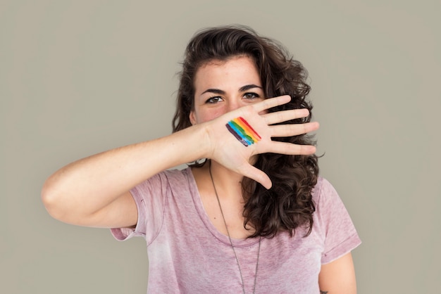 Femme Casual Concept de photographie de portrait LGBT