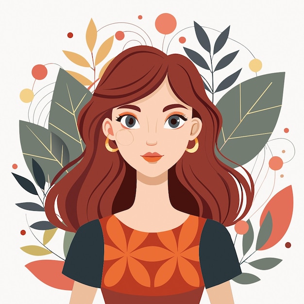 une femme avec une coupe de cheveux rouge qui dit qu'elle est une dame