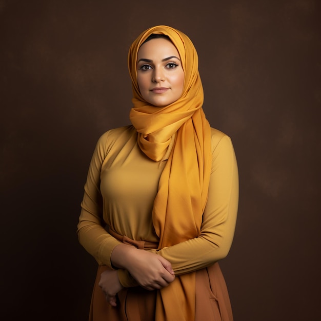 Femme dirigeante d'entreprise en hijab