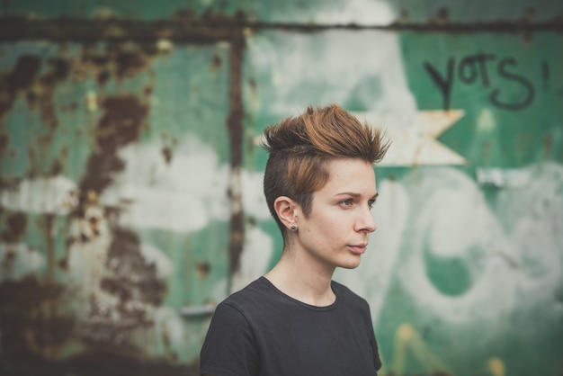 femme élégante de style de cheveux