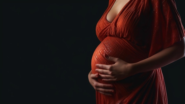 femme enceinte ventre enceinte grossesse dame enceinte maternité ai générative