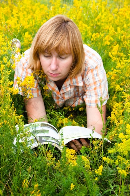 Femme en fleur