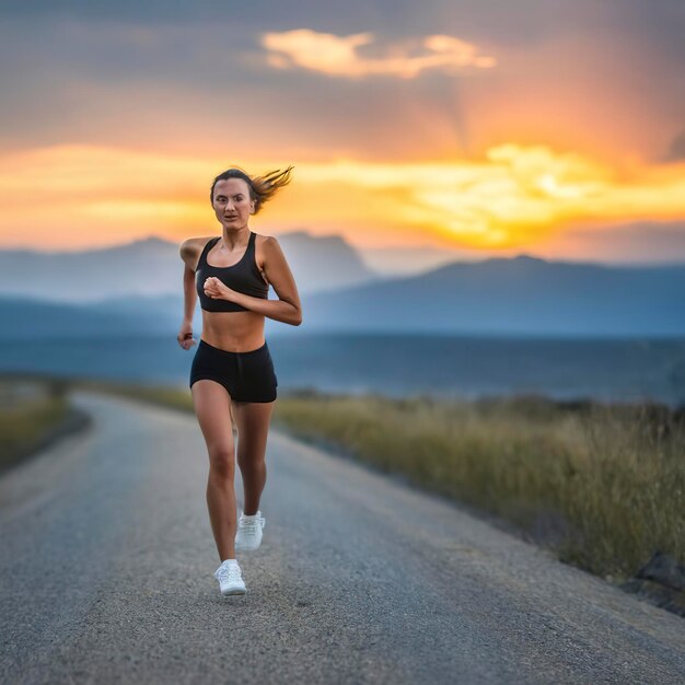 La femme en forme mesurant la forme parfaite d'une belle silhouette