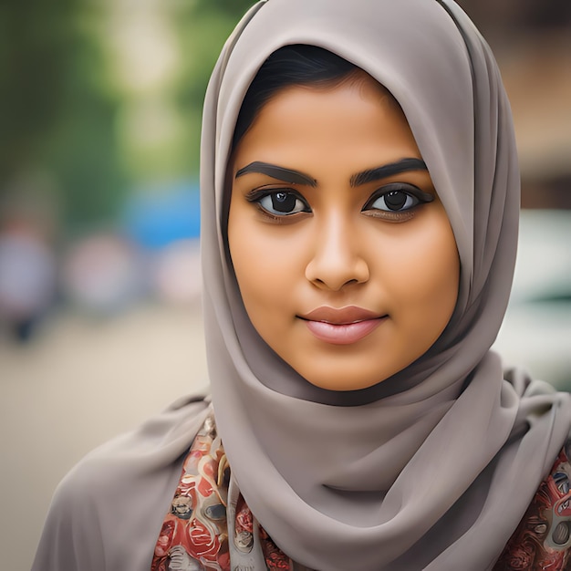 Photo une femme avec un hijab sur la tête