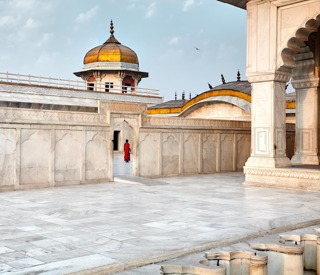 Femme indienne au Fort d'Agra