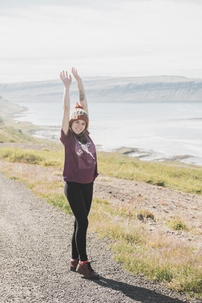 Femme en Islande