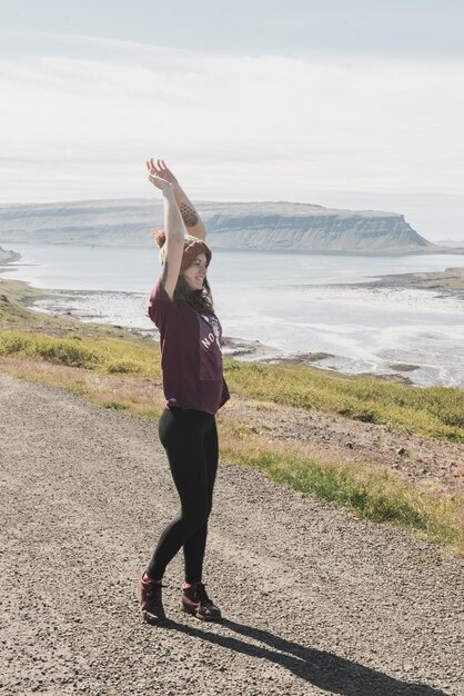 Femme en Islande