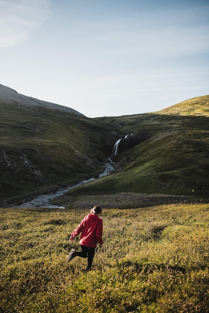 Femme en Islande