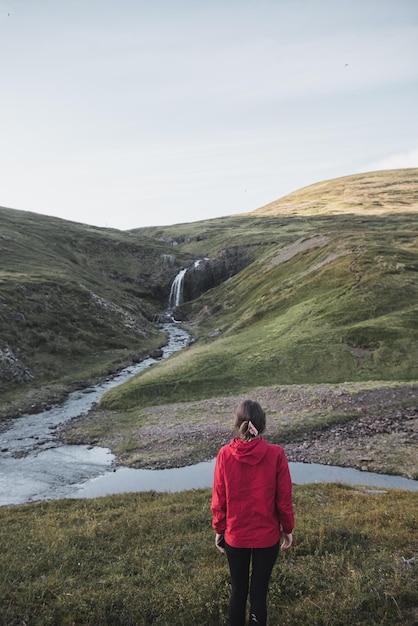 Femme en Islande