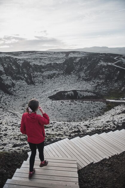 Femme en Islande