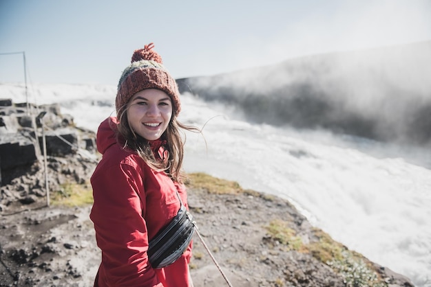 Femme en Islande