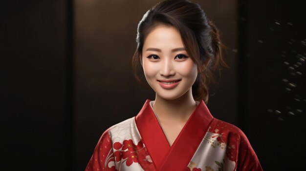 Femme japonaise Femme face femme japonaise souriante Sourire japonaise