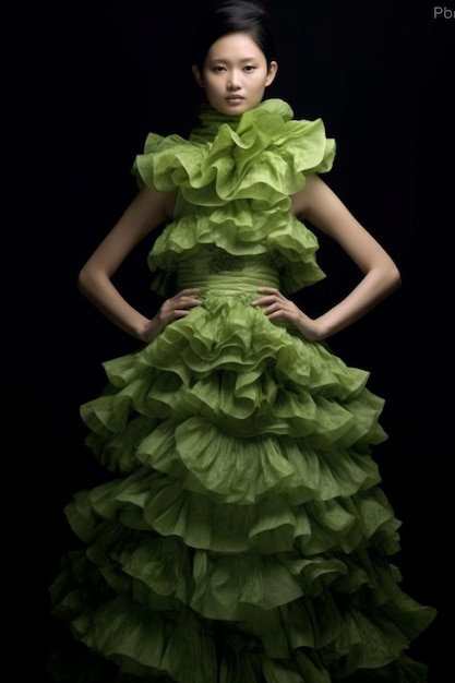 femme avec des légumes