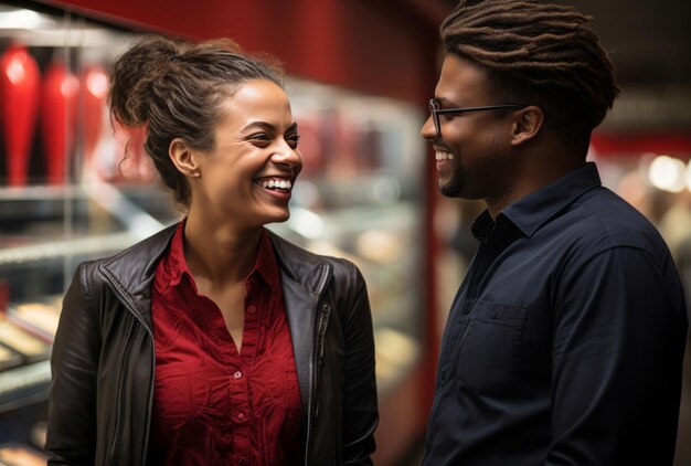 Photo femme ouvrière heureuse et portrait avec sourire pour la gestion des petites entreprises ou du personnel du casino positif