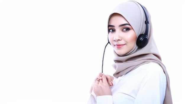 Une femme portant un casque avec un casque