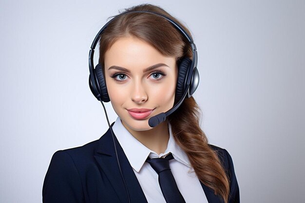 Photo une femme portant un casque et une cravate