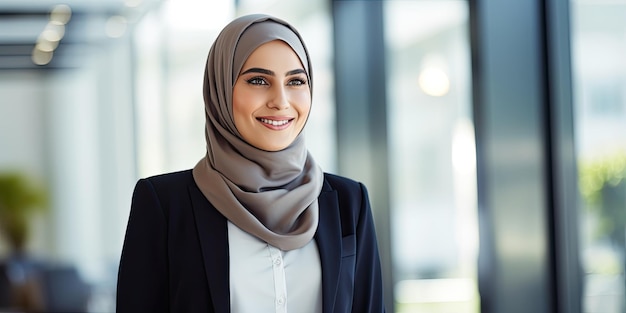 une femme portant un foulard