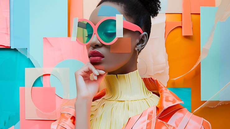 Photo une femme portant des lunettes qui dit " le numéro 0 "