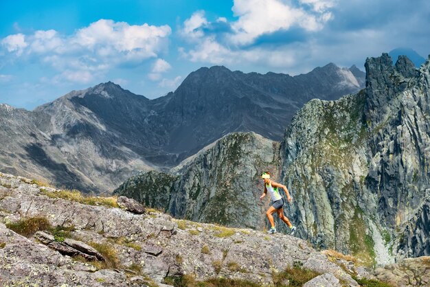 Femme skyrunner