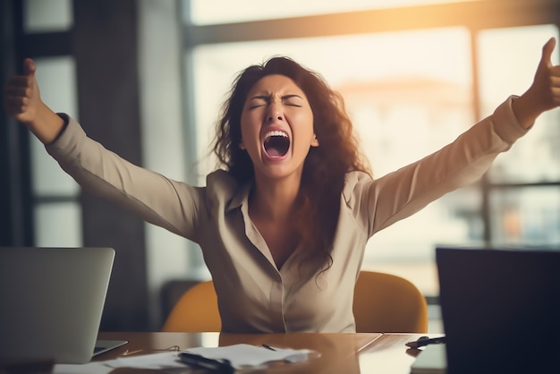 Femme stressée