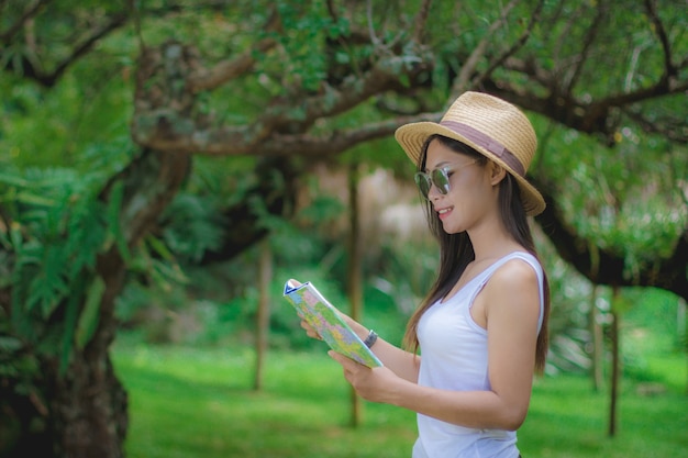 Femme touristique