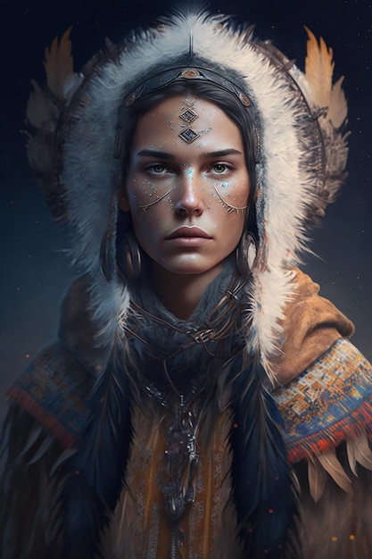 Femme de la tribu des astronomes