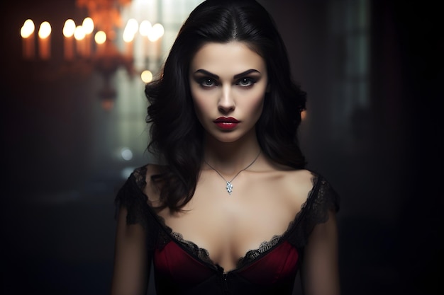 Une femme vampire.