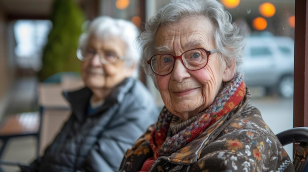 Des femmes âgées souriantes apprécient l'amitié et les loisirs