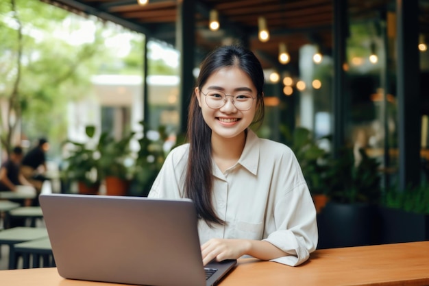 Des femmes asiatiques étudiant en ligne pour une future avancée professionnelle dans le domaine des technologies de l'information
