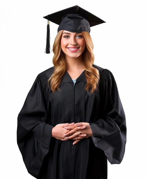 Femmes diplômées posant pour une photo avec une jolie image de sourire