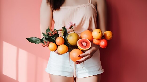 les femmes et les fruits