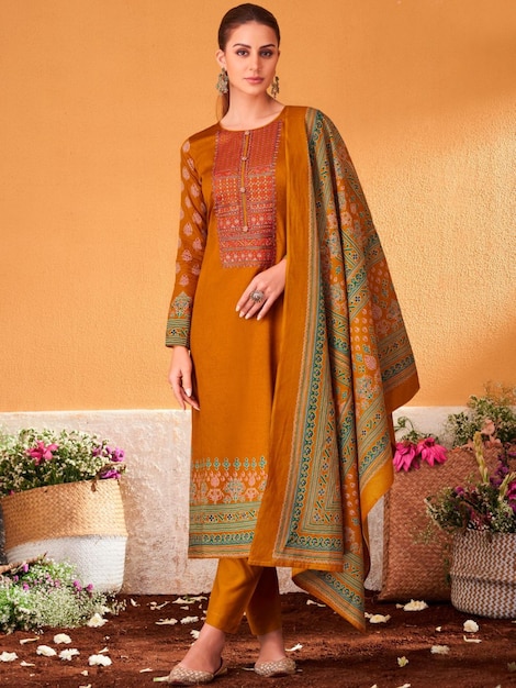 Les femmes Kurti avec Pant amp Dupatta