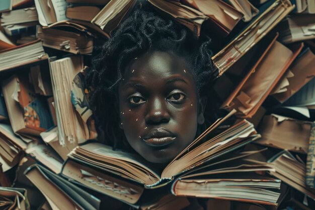 Des femmes noires avec des livres.