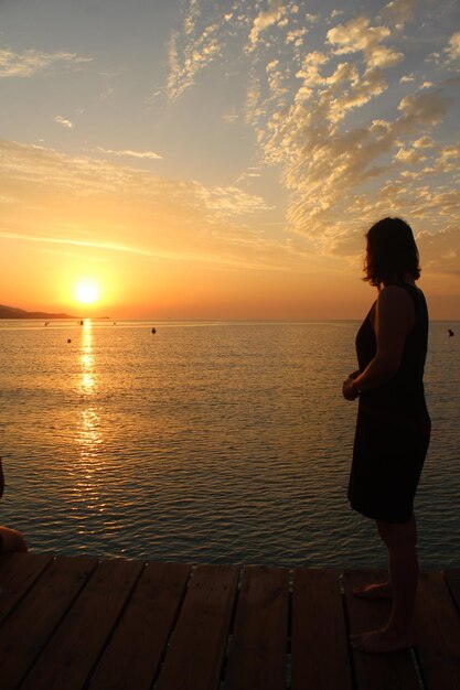 Photo les femmes sur la plage