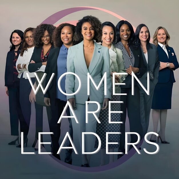 Photo les femmes sont les leaders.