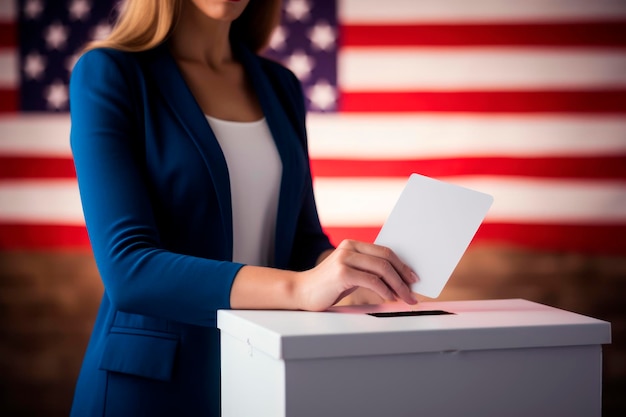 Photo les femmes votent aux élections américaines