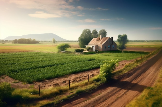 Une ferme à la campagne