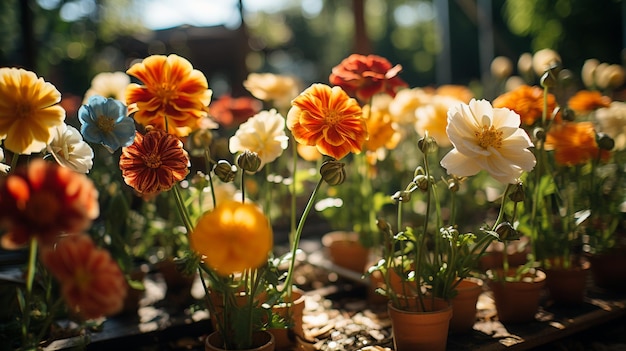 Ferme de fleurs biologiques certifiée