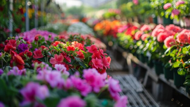 Ferme de fleurs et de plantes ornementales