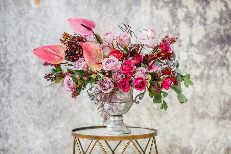 Photo fermer. beau bouquet de fleurs fraîches.