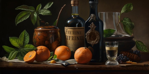 Photo fernet nature morte