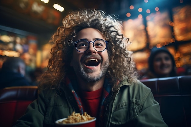 Festin de frites et divertissement en ligne captivant IA générative