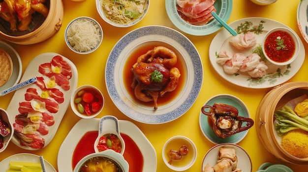 Photo un festin pour les sens redécouvrant l'essence de la cuisine chinoise