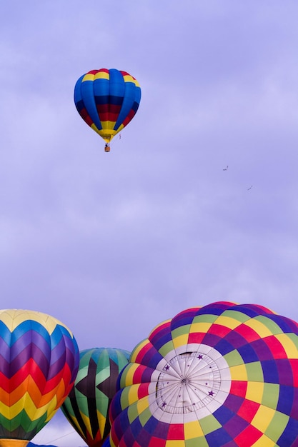 Festival annuel de montgolfières à Erie, Colorado.